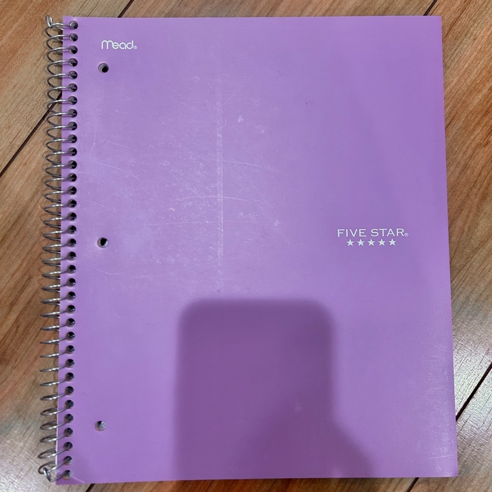 Five Star Graphing paper spiral notebook